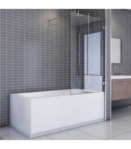 Badewannenaufsätze Delta 01 - Festteil - Chrom - Klarglas