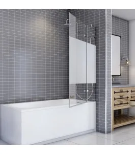 Badewannenaufsätze Delta 03 - aussenöffnend - Chrom - Blinds