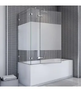 Badewannenaufsätze Delta 04 - aussenöffnend - Chrom - Blinds