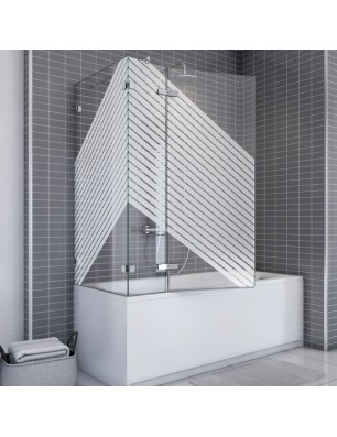 Badewannenaufsätze Delta 04 - aussenöffnend - Chrom - Bevels