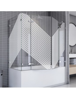 Badewannenaufsätze Delta 06 - aussenöffnend - Chrom - Bevels
