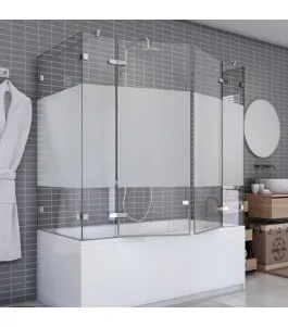 Badewannenaufsätze Delta 07 - aussenöffnend - Chrom - Blinds