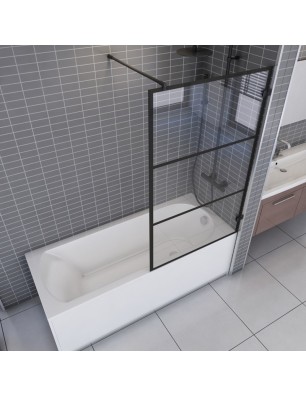 Badewannenaufsätze Dumont 01 - Festteil - Schwarz - Loft 1