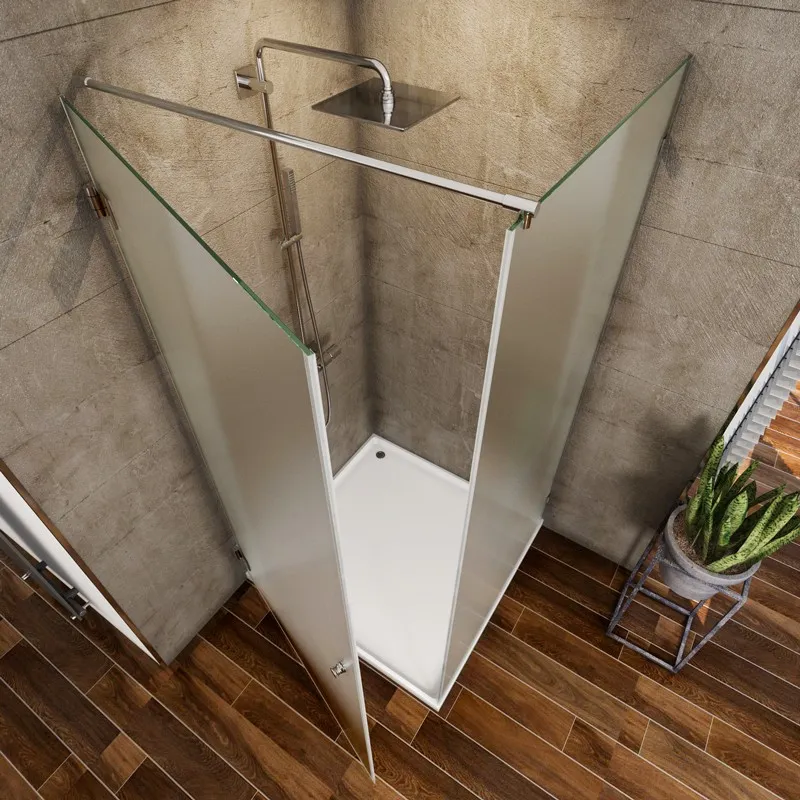 Eck-Duschkabine Borba 01 90x90 Design