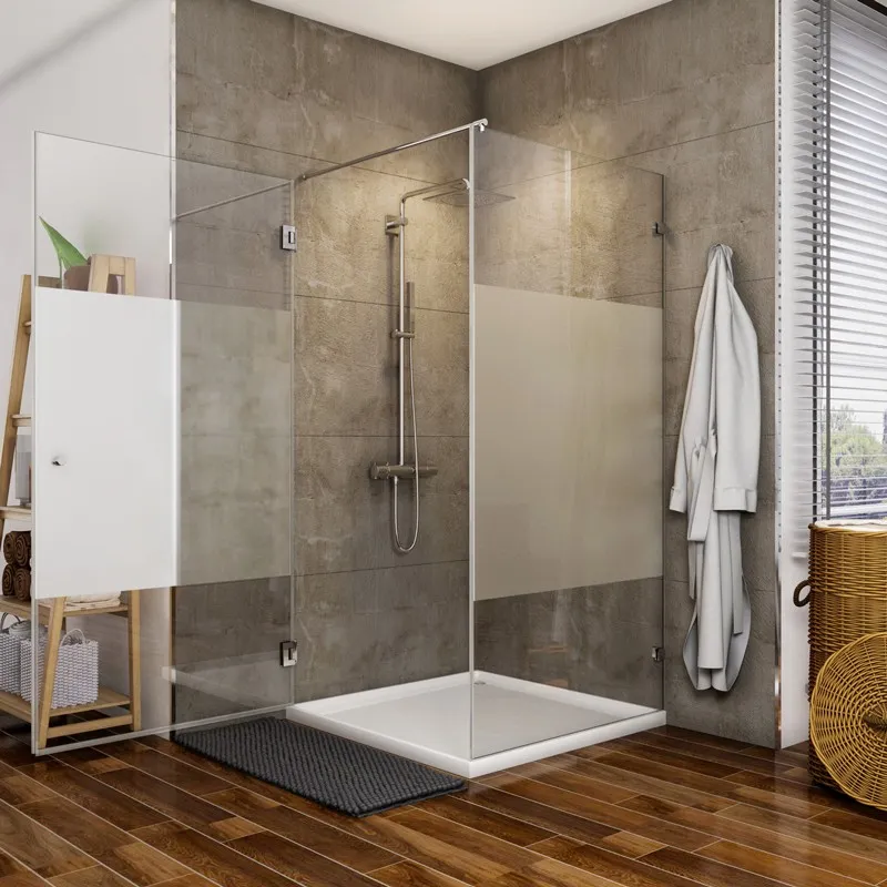 Einrückmaß Eckdusche Bela