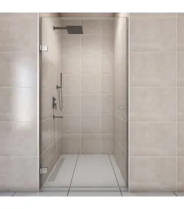 Duschtüren Evora 01 - aussenöffnend - Chrom - Klarglas