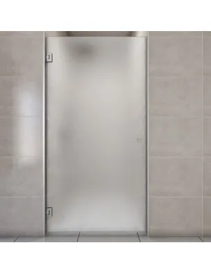 Duschtüren Emas 01 - Pendelband - Chrom - Satino