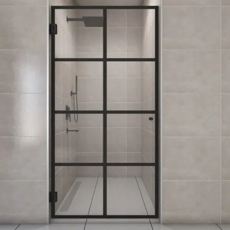 Duschtüren Escada 01 - Pendelband - Schwarz - Loft 2
