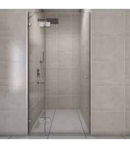 Duschtüren Evora 03 - aussenöffnend - Chrom - Klarglas