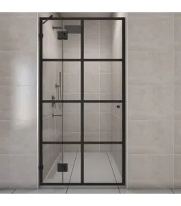 Duschtüren Escada 03 - Pendelband - Schwarz - Loft 2