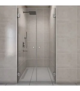 Duschtüren Emas 04 - Pendelband - Chrom - Klarglas