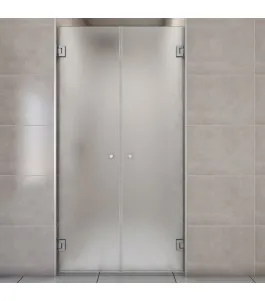 Duschtüren Emas 04 - Pendelband - Chrom - Satino