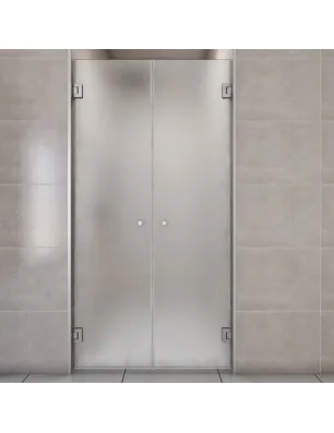 Duschtüren Emas 04 - Pendelband - Chrom - Satino