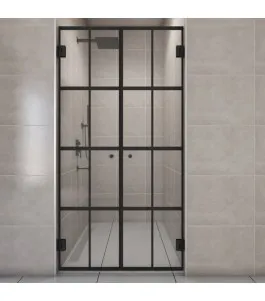 Duschtüren Escada 04 - Pendelband - Schwarz - Loft 2