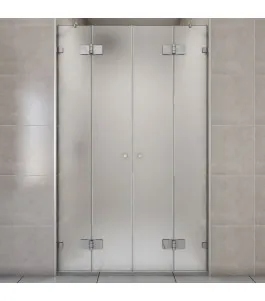 Duschtüren Evora 06 - aussenöffnend - Chrom - Satino