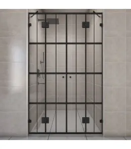 Duschtüren Escada 06 - Pendelband - Schwarz - Loft 2