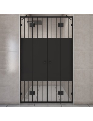 Duschtüren Escada 06 - Pendelband - Schwarz - Loft 4
