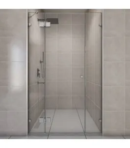Duschtüren Evora 09 - aussenöffnend - Chrom - Klarglas