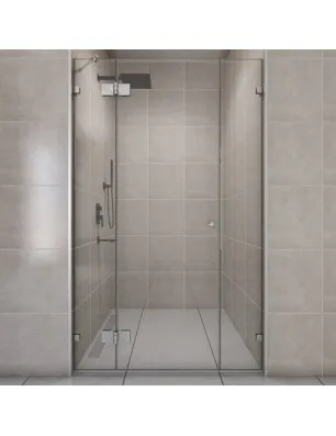 Duschtüren Evora 09 - aussenöffnend - Chrom - Klarglas