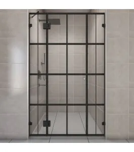 Duschtüren Escada 09 - Pendelband - Schwarz - Loft 2