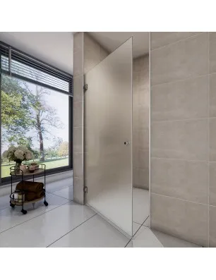 Duschtüren Emas 01 - Pendelband - Chrom - Satino