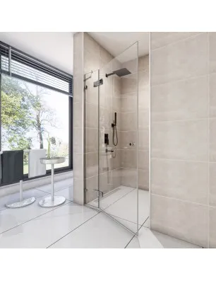 Duschtüren Evora 03 - aussenöffnend - Chrom - Klarglas