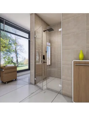 Duschtüren Evora 04 - aussenöffnend - Chrom - Klarglas