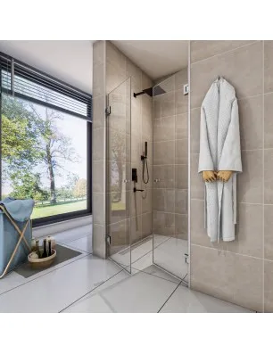 Duschtüren Emas 04 - Pendelband - Chrom - Klarglas