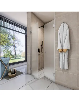 Duschtüren Emas 04 - Pendelband - Chrom - Satino