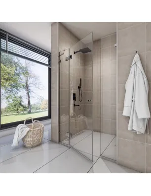 Duschtüren Evora 09 - aussenöffnend - Chrom - Klarglas