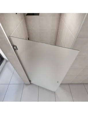 Duschtüren Emas 01 - Pendelband - Chrom - Satino