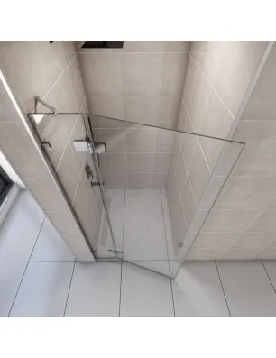 Duschtüren Evora 03 - aussenöffnend - Chrom - Klarglas