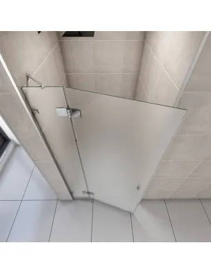 Duschtüren Evora 03 - aussenöffnend - Chrom - Satino