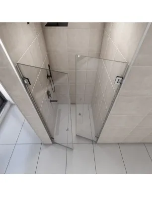 Duschtüren Emas 04 - Pendelband - Chrom - Klarglas