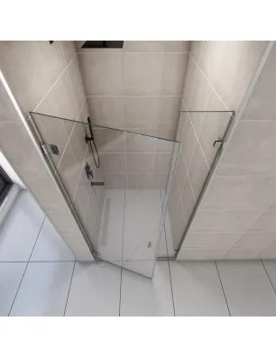 Duschtüren Evora 08 - aussenöffnend - Chrom - Klarglas