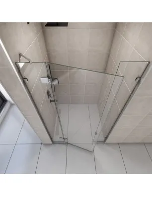 Duschtüren Evora 09 - aussenöffnend - Chrom - Klarglas