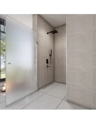 Duschtüren Evora 01 - aussenöffnend - Chrom - Satino