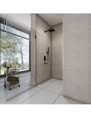 Duschtüren Emas 01 - Pendelband - Chrom - Klarglas