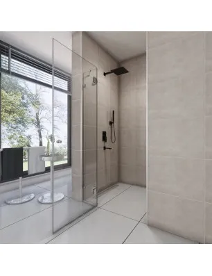 Duschtüren Evora 03 - aussenöffnend - Chrom - Klarglas