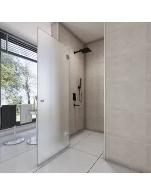 Duschtüren Evora 03 - aussenöffnend - Chrom - Satino
