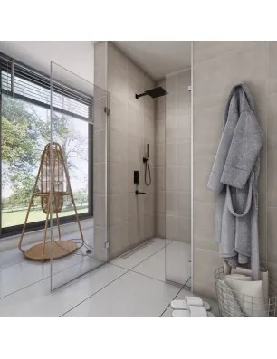 Duschtüren Evora 08 - aussenöffnend - Chrom - Klarglas