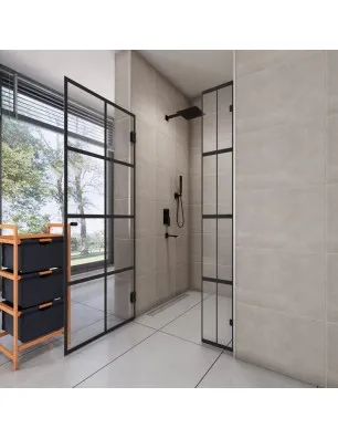 Duschtüren Escada 08 - Pendelband - Schwarz - Loft 2