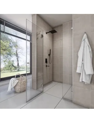 Duschtüren Evora 09 - aussenöffnend - Chrom - Klarglas