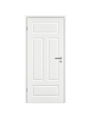 Türblatt STILE K1 Weisslack RAL 9016 - kleine Rundkante