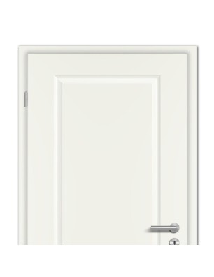 Türblatt STILE 2 Weisslack RAL 9010 - Rundkante