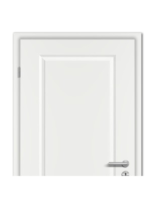 Türblatt STILE 2 Weisslack RAL 9016 - kleine Rundkante