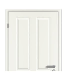 Türblatt STILE K4 Weisslack RAL 9010 - Rundkante