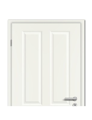 Türblatt STILE K4 Weisslack RAL 9010 - Rundkante