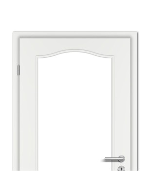 Türblatt STILE KL2 Weisslack RAL 9016 - kleine Rundkante