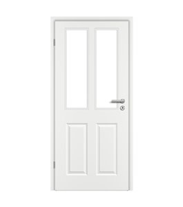 Türblatt STILE KL4/2 Weisslack RAL 9016 - kleine Rundkante